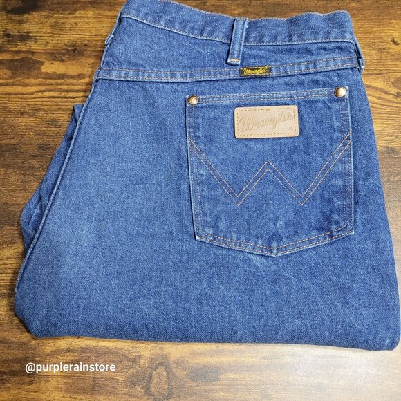 Vtg Wrangler Jeans 42x32 Measures 40x31 Cowboy Cut Relaxed Western 90's Y2K - Picture 3 of 11